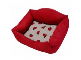 Imagen del producto Siesta cama rojo mariquitas 70 cm