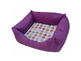Imagen del producto Siesta cama morado hexagonos 55 cm