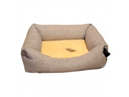 Imagen del producto Siesta cama gris cojin borreguito 55 cm