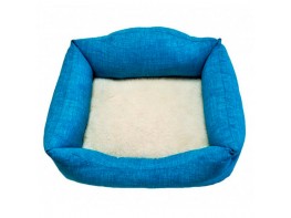 Imagen del producto Siesta cama turquesa cojin borreguito 70 cm