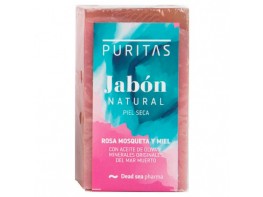 Imagen del producto Puritas jabon rosa mosqueta y miel 100g.