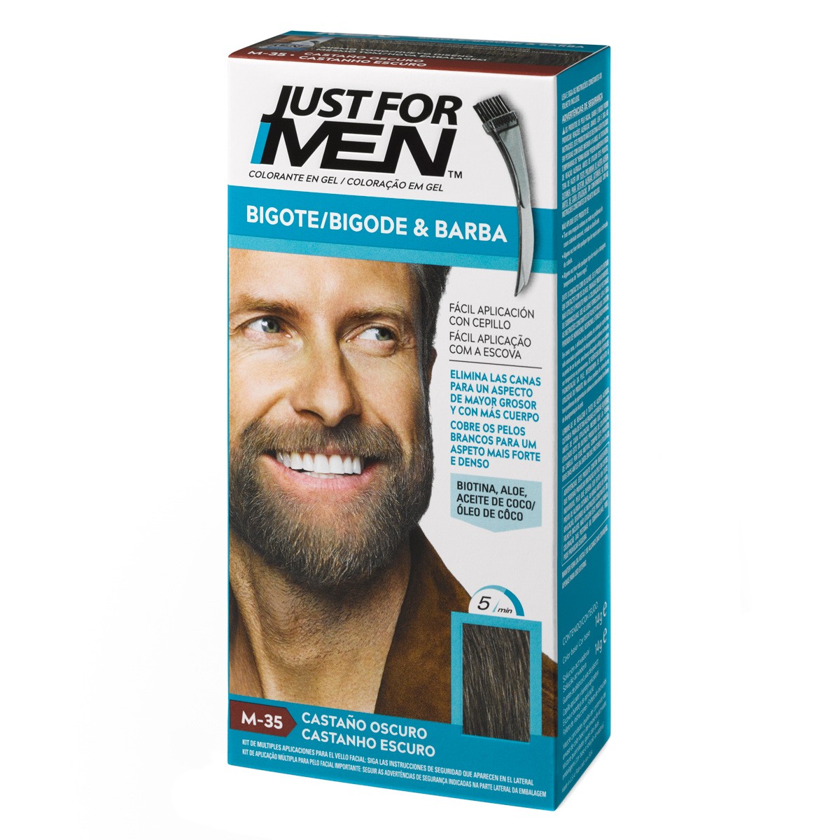 Just for men barba bigote cast oscuro
